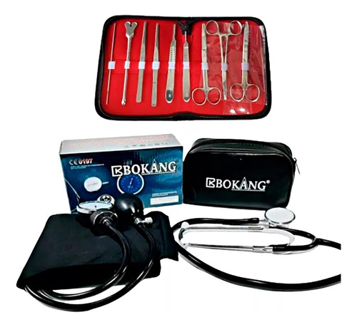 Tensiometro Estetoscopio Bokang + Estuche De Disección