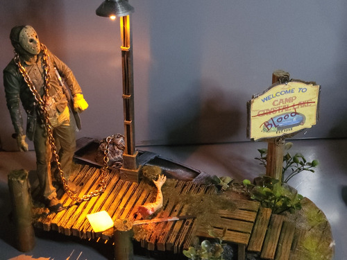 Jason Maqueta Muelle Para Figuras Escala Neca O Similares