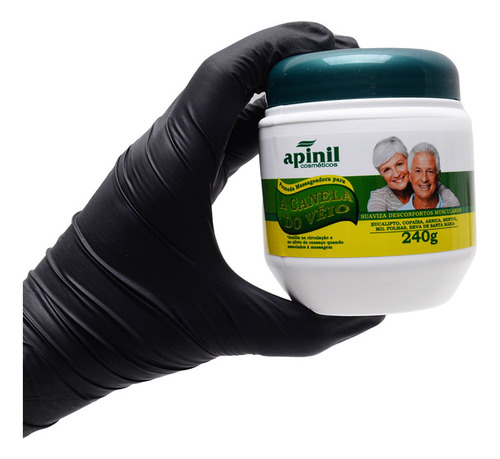 Imagem 3 de 5 de Canela De Velho Pomada Massageadora 240g Apinil