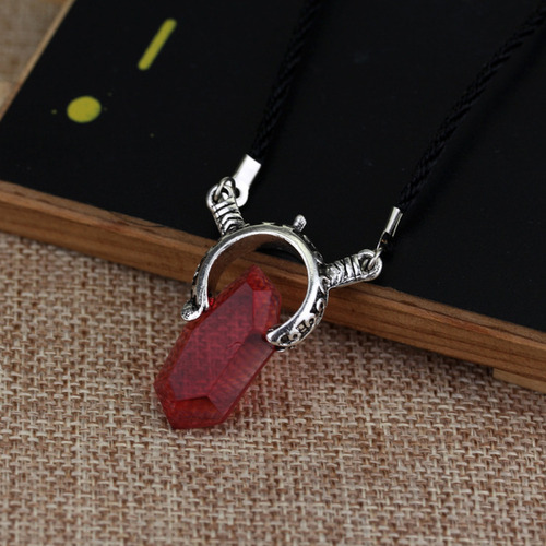 Mt Colar Com Pingente Vermelho Dante Devil May Cry 5 Da Dmc