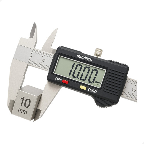 Paquímetro Digital 150mm Aço Inox Com Estojo Profissional
