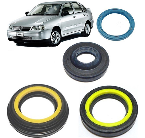 Vw Polo 1995 -2002 Kit Cremallera Dirección Hidraulica T R W