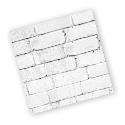 Imagen 1 de 2 de Lámina Vinilo Pvc Autoadhesivo Simil Ladrillos Pintandos