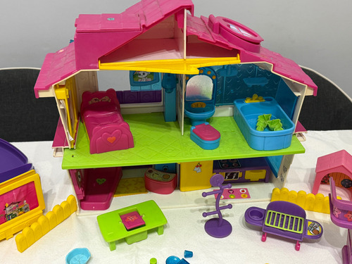 Pinypon Mega Set - 30 Muñecos, Casas, Sirenas, Parque, Bote (Usado)