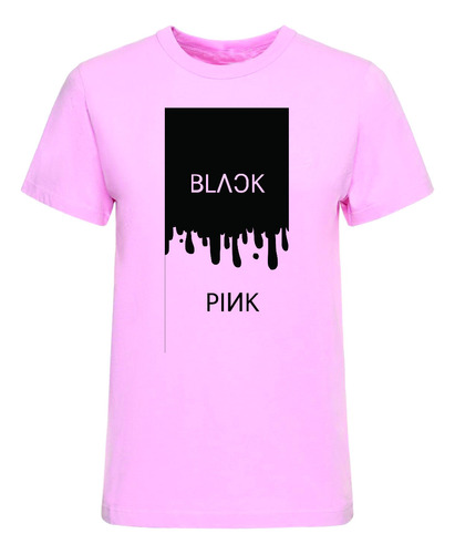 Camisetas Rosa Grupo Musical Kpop Black Pink Niños Adultos