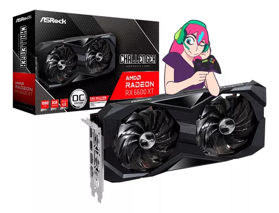 Placa De Video Gpu Amd Radeon Rx 6600 Xt 8gb Usada/garantia