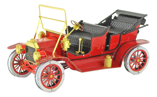 Fascinacion Metal Tierra Rojo Ford 1908 Modelo T Kit 3d