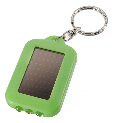 Llavero, 10 Linternas Recargables Con Energía Solar, 3 Led