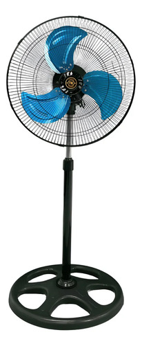 Ventilador de Pedestal Trakki Shops de Metal con Doble Rodamiento y Aspas de 18"