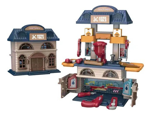 Casa Estacion Taller Herramientas Accesorios Juguete Niños