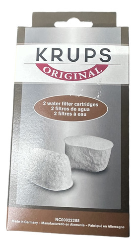Filtro De Agua Para Cafetera Krups F47200 (caja C/2 Filtros)