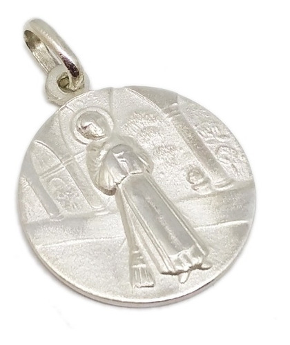 Medalla San Martín De Porres - Plata 925  - 20mm
