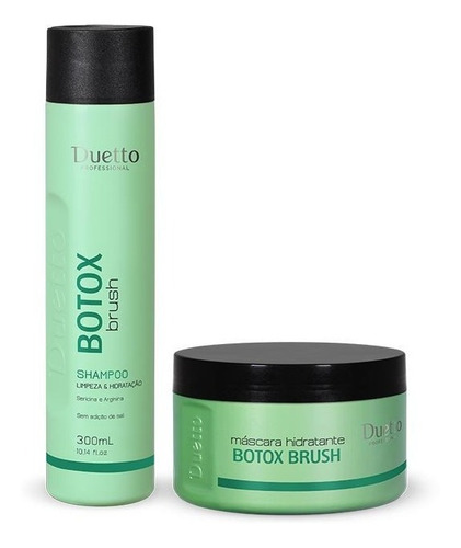 Kit Shampoo + Máscara Botox Brush Duetto Professional