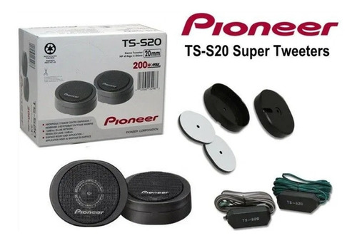 Tweeter Pioneer Ts-s20 200w Crossover 20mm 3/4  Domo Sonido 