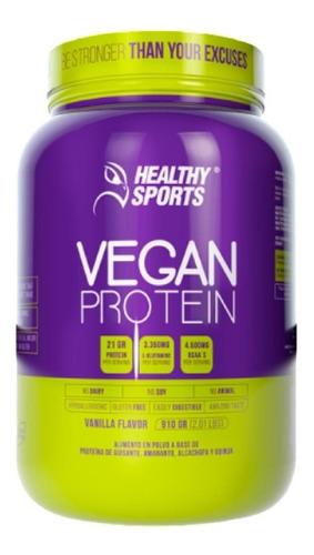 Vegan Protein Healthy Sport Vegana 2 Libras 2lb 2 Lb