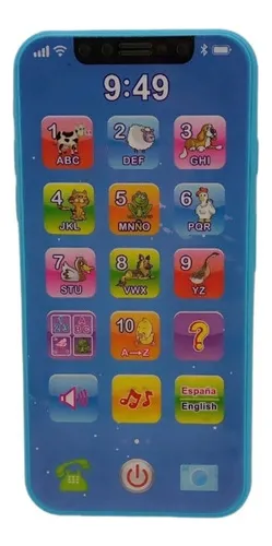 Celular Did ctico Aprender En Ingles Y Espa ol Letras Numero