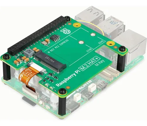 Adaptador M.2 Hat+ Raspberry Pi Sc1166 Verde 0.32 Kg