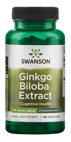 Ginko Biloba Swanson 60mg /120capsulas Envio Gratis