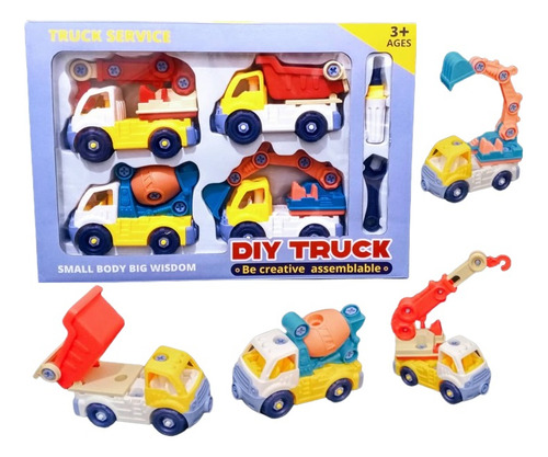 Coleccion Carros Armables Construccion Camion Tractor Carrit