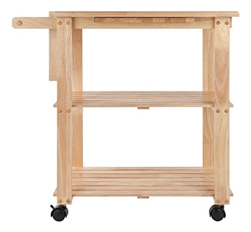 Winsome Wood Utility Cart Natural