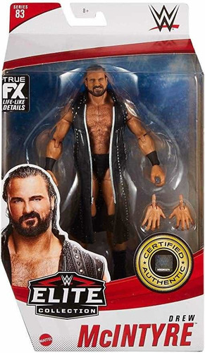 Imagen 3 de 3 de Figura Wwe Mattel Elite Drew Mcintyre Él Psicopata Escocés