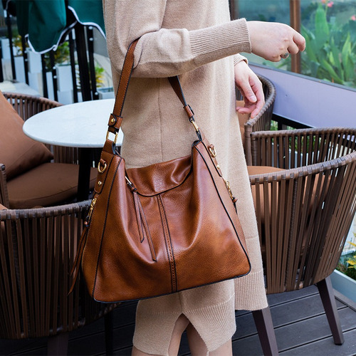 Imagen 7 de 8 de Bolso De Mano De Gran Capacidad Para Mujer,