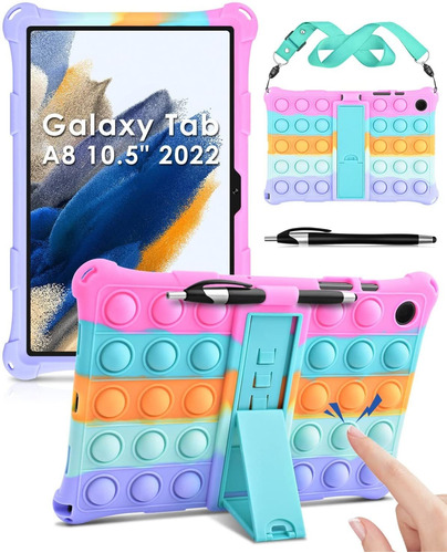 Estuche Burbujas Push Antiestres Samsung Galaxy Tab A8 2022