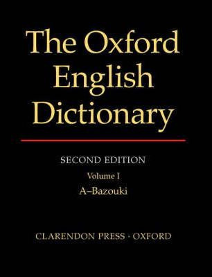 The Oxford English Dictionary  John Simpsonaqwe