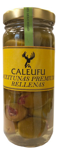 Aceitunas Premium Rellenas De Jamon Crudo Ahumado Caleufu