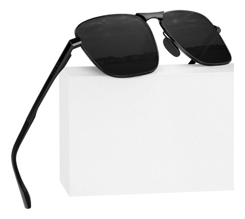 Luenx Gafas De Sol Polarizadas Rectangulares Para Hombre Ton