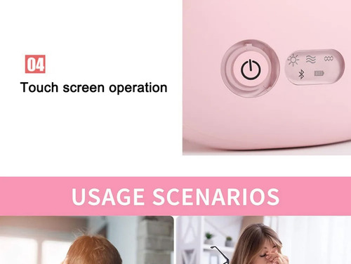 Compresa Caliente, Gafas De Masaje Ocular Con Bluetooth