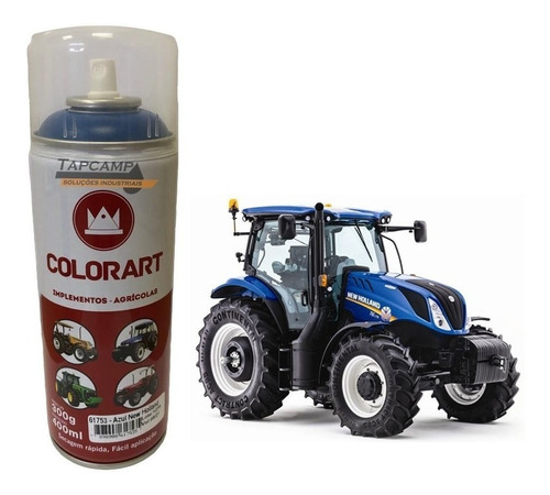 Tinta Spray Agrícola Azul New Holland Colorart 400ml