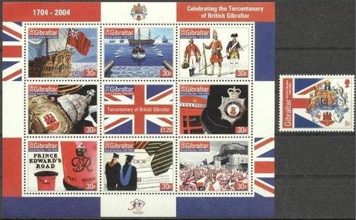 Tricentenario De La Colonia - Gibraltar - Serie Mint