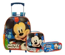 Comprar Kit Mochila Infantil Meninos Mickey Selfie Rodinhas G Xeryus