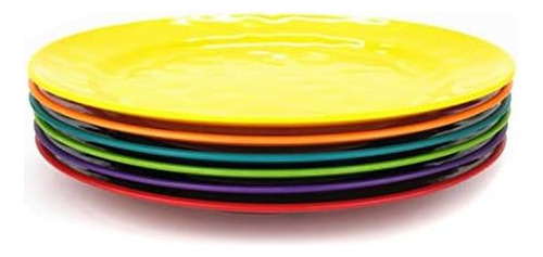 Kx-ware Juego De Platos De Melamina - 10 Pulgadas 6 Piezas P