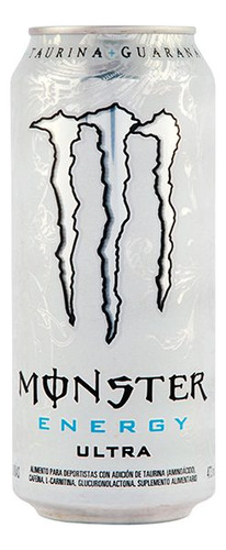 Monster Ultra Energy Lata 473ml Sin Azucar Pack X6 Unidades