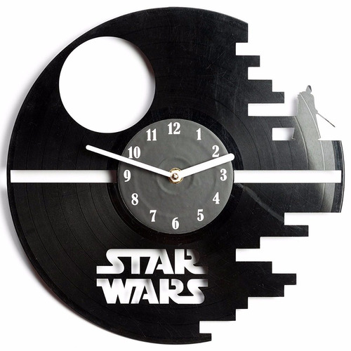 Reloj De Pared Star Wars Estrella De La Muerte