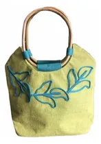 Comprar Cartera De Yute Con Asa De Madera Para Recreación
