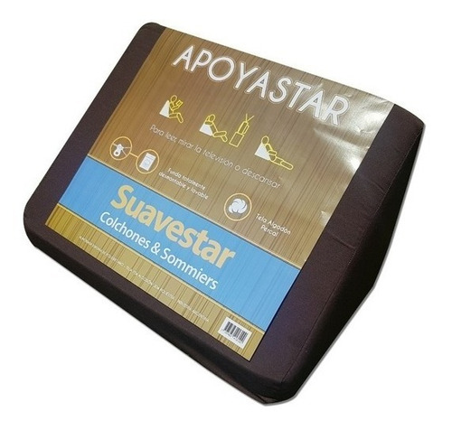  Combo 2 Almohada Triangular Apoyastar Suavestar Con Funda