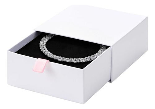Brazalete Cadena Cubana En Pavé Color Plateado Largo 18 Cm