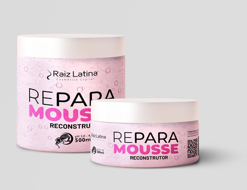 Mousse Reconstrutor Capilar 200ml Raiz Latina Profissional