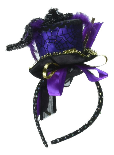 Sombrero De Bruja Araña Mini Superior De Halloween Del...