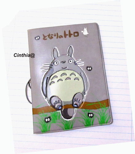 Capa Totoro Porta Passaporte Totoro Fuligem Poeira Do Filme 