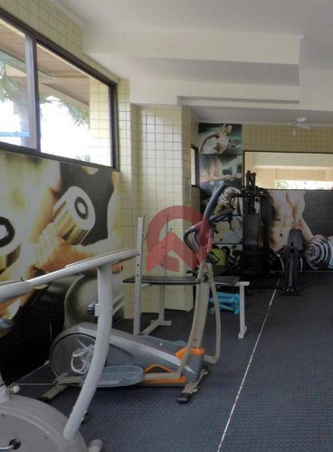 Apartamento Com 1 Dormitório À Venda, 57 M² Por R$ 208.000,00 - Tupi - Praia Grande/sp - Ap3358