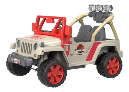 Power Wheels 12v Jurassic Park Jeep Wrangler Motorizado Cuotas