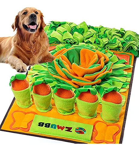 Zmubb Pet Snuffle Mat Para Perros Sniff Mat Nosework Feeding