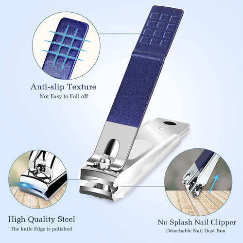 Imagen 7 de 8 de Kit Set Manicure Pedicure Profesional Completo Uñas Pies