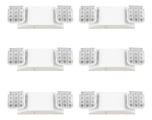 Sunco Lighting - Paquete De 6 Luces Led De Emergencia De Dob