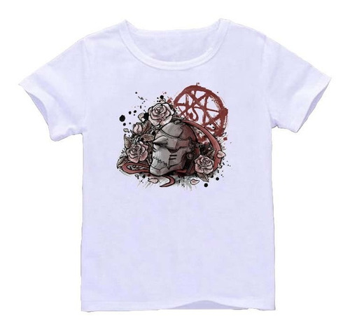 Remera Blanca Fullmetal Alchemist Brotherhood  Art#25