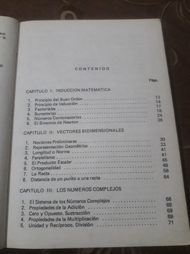 Libro Complementos De Matematica Curotto (Usado)